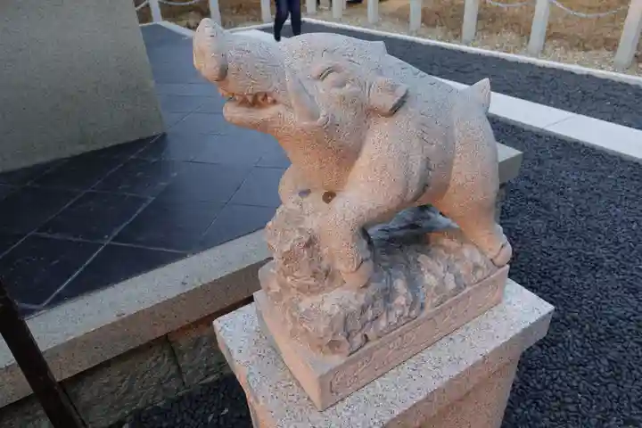 和氣神社の狛犬