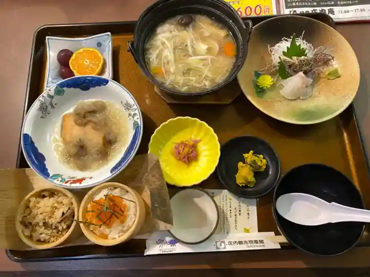 鳥海山大物忌神社吹浦口ノ宮の食事