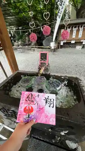 川越熊野神社の手水