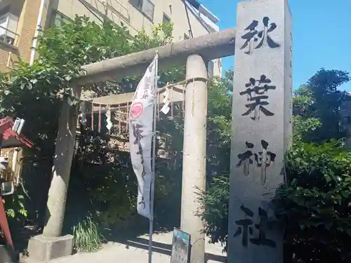 秋葉神社の鳥居