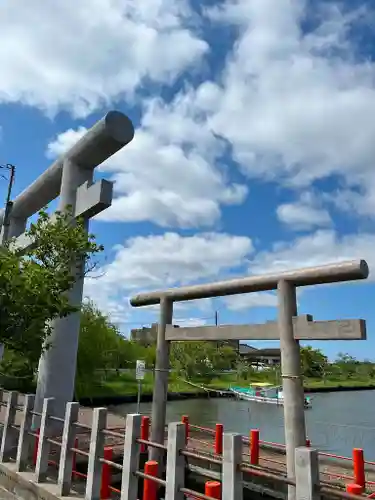 息栖神社の鳥居