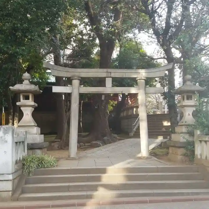金王八幡宮の鳥居