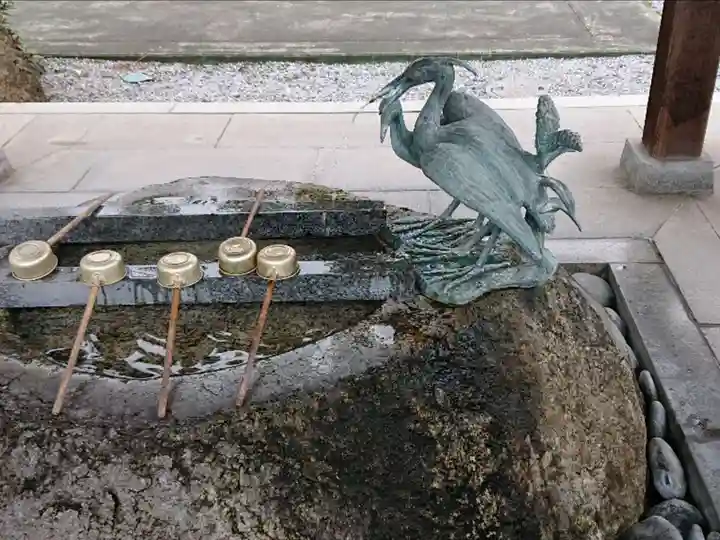 白鷺神社の手水舎