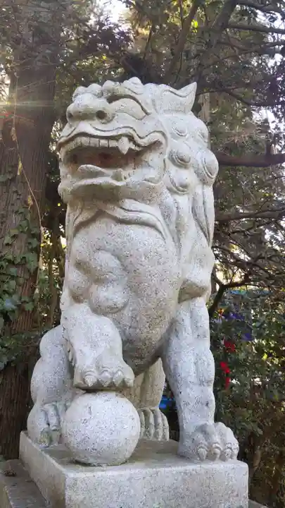 柴崎神社の狛犬