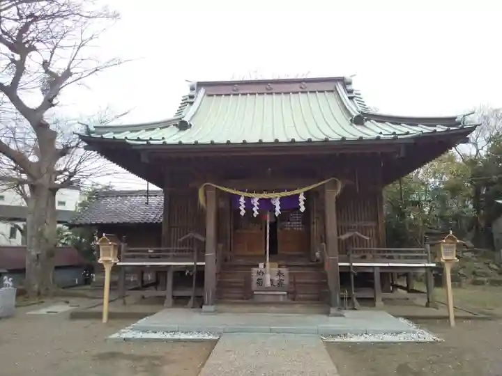 久里浜八幡神社の本殿・本堂