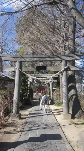 越谷香取神社の鳥居