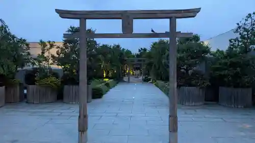 鉄道神社の鳥居