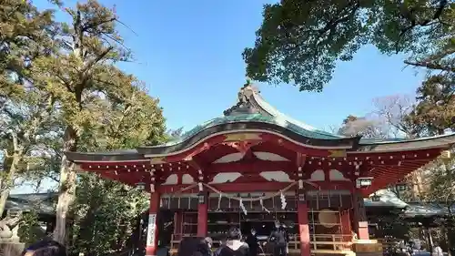 越ヶ谷久伊豆神社の本殿