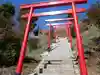 差出磯大嶽山神社 仕事と健康と厄よけの神さまの鳥居