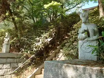 正一位稲荷大明神の狛犬