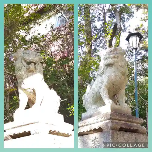 岡崎神社の狛犬