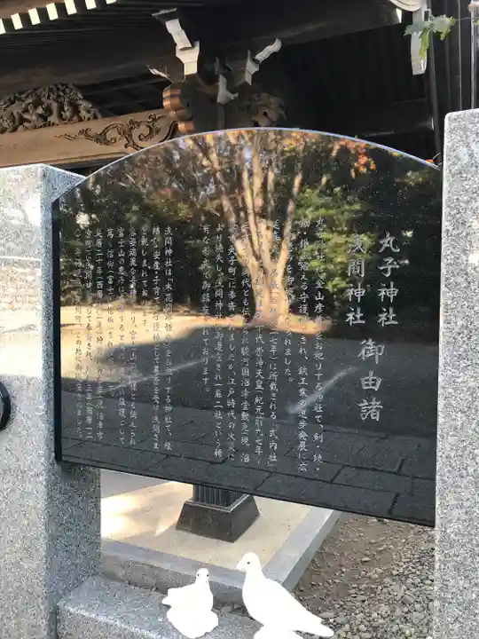 丸子神社 浅間神社の歴史