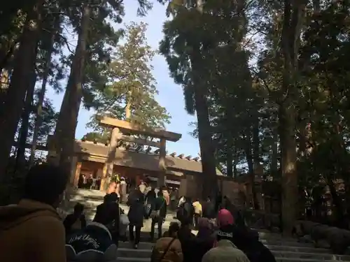 伊勢神宮内宮（皇大神宮）の鳥居