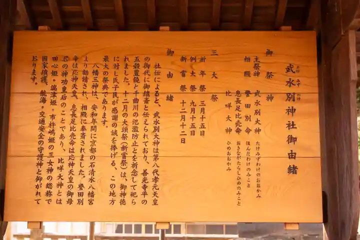 武水別神社(長野県)