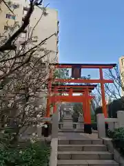 銀世界稲荷神社の鳥居