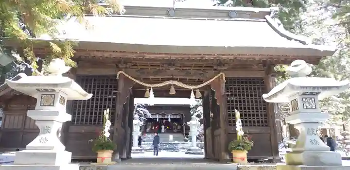 河口浅間神社の山門・神門