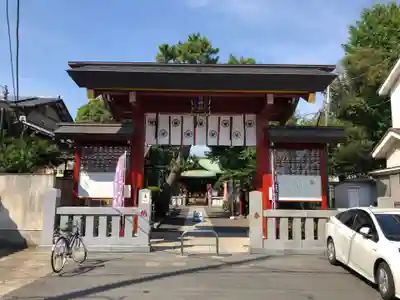 五方山熊野神社の山門・神門