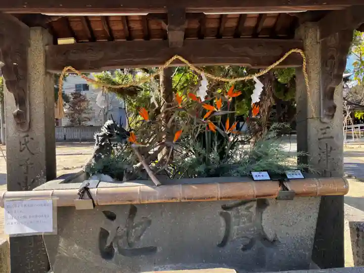 三津厳島神社の手水舎