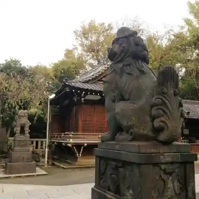 牛嶋神社の狛犬