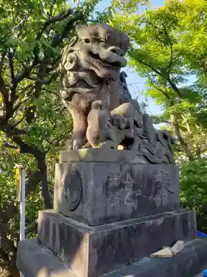 検見川神社の狛犬