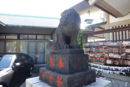 天祖諏訪神社の狛犬