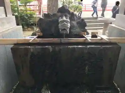 多摩川浅間神社の手水舎