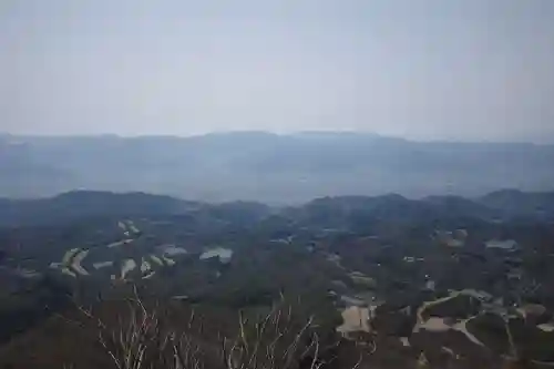 飯縄神社 奥社の景色