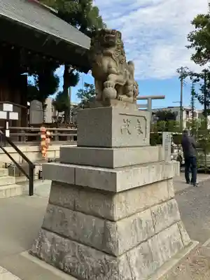 所澤神明社の狛犬