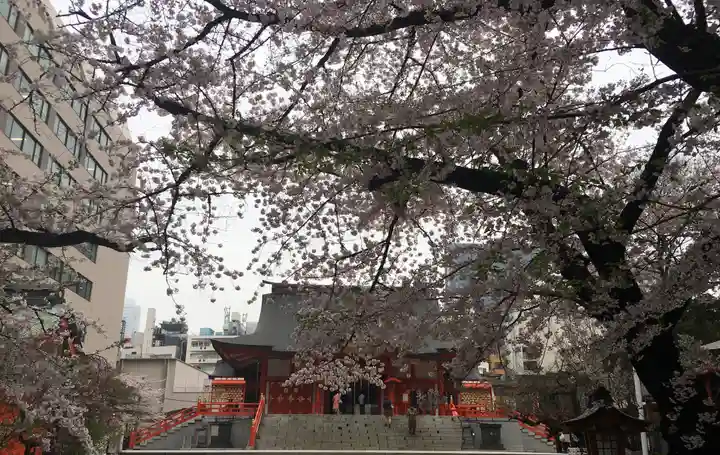 花園神社の自然