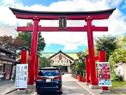 善知鳥神社の鳥居