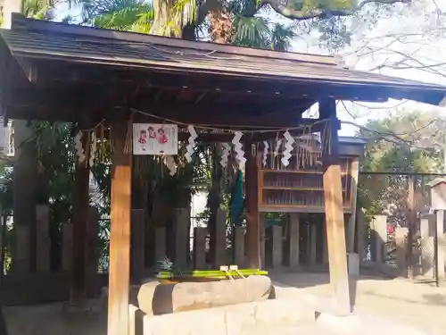 安居神社の手水舎