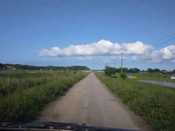 御船神社の景色