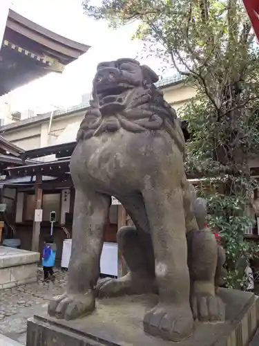 下谷神社の狛犬