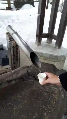 札幌村神社の手水