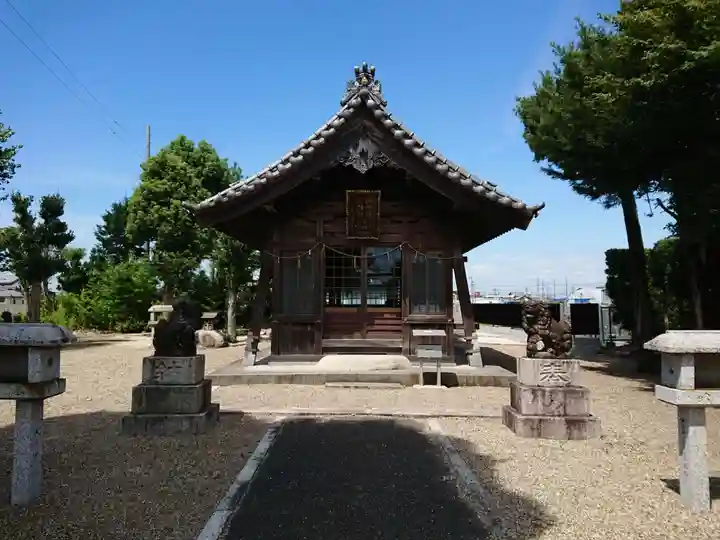 神明社・八幡社合殿(白浜町)の本殿・本堂