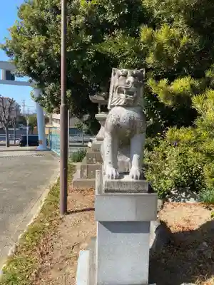 比佐豆知神社の狛犬