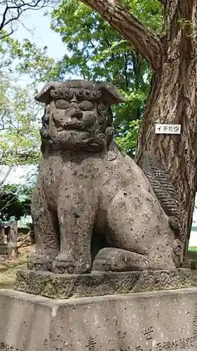 江南神社の狛犬