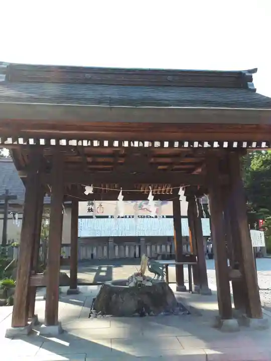 白鷺神社の手水舎