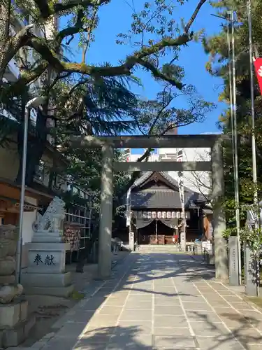 空鞘稲生神社の鳥居