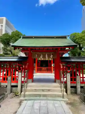 水鏡天満宮の山門・神門