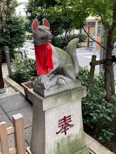 茶ノ木神社の狛犬