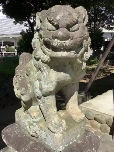 八幡社（松新町）の狛犬