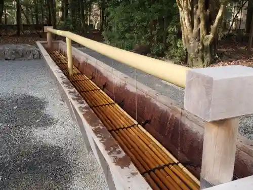 伊勢神宮内宮（皇大神宮）の手水舎