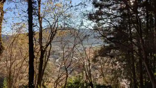 摩利支天堂の景色