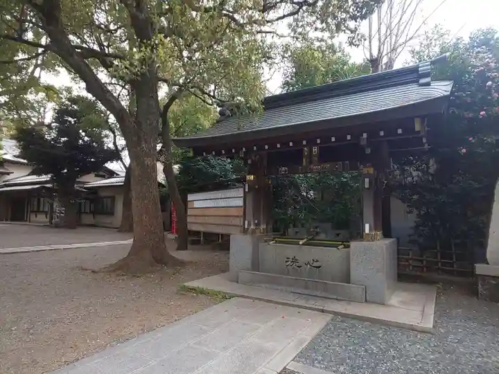 王子神社の手水舎