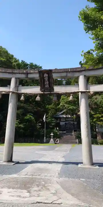 鳥居川御霊神社の鳥居