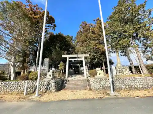 葉生田神社の鳥居