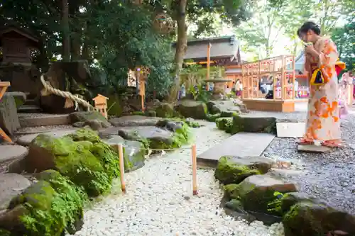 川越氷川神社の庭園