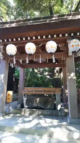 検見川神社の手水舎