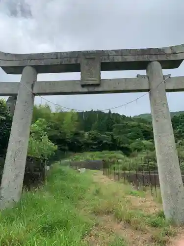 国玉神社の鳥居